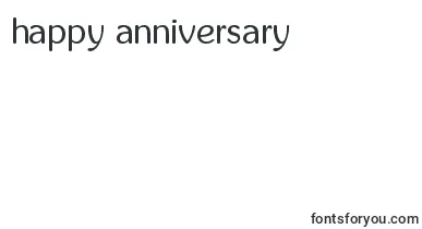 Inglobal font – happy Anniversary Fonts
